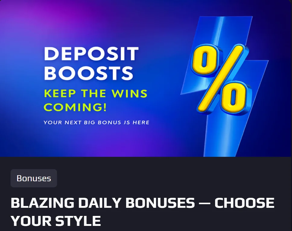 Blaze Spins Casino daily offers